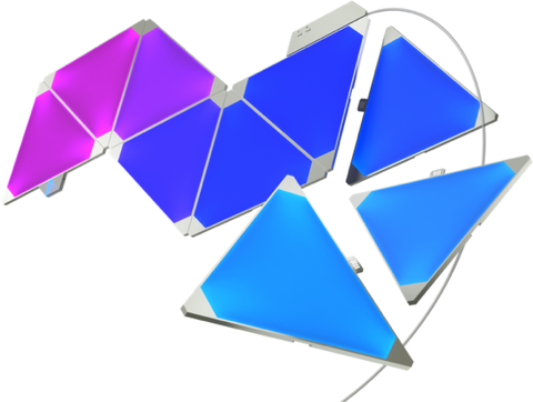 Nanoleaf Shapes Triangles | Bộ Đèn Thông Minh 9 Miếng | Đồng Bộ Hình Ảnh & Âm Nhạc
