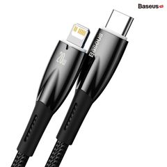  Cáp Baseus Glimmer PD 20W cho iPhone 14 | Đèn LED Halo & Siêu Bền 