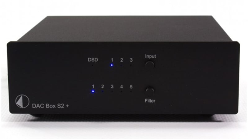 Ảnh minh họa DAC Pro-Ject DAC Box S2+, Chip ESS Sabre ESS9038, OPTICAL, RCA 2