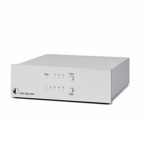 DAC Pro-Ject DAC Box S2+, Chip ESS Sabre ESS9038, OPTICAL, RCA