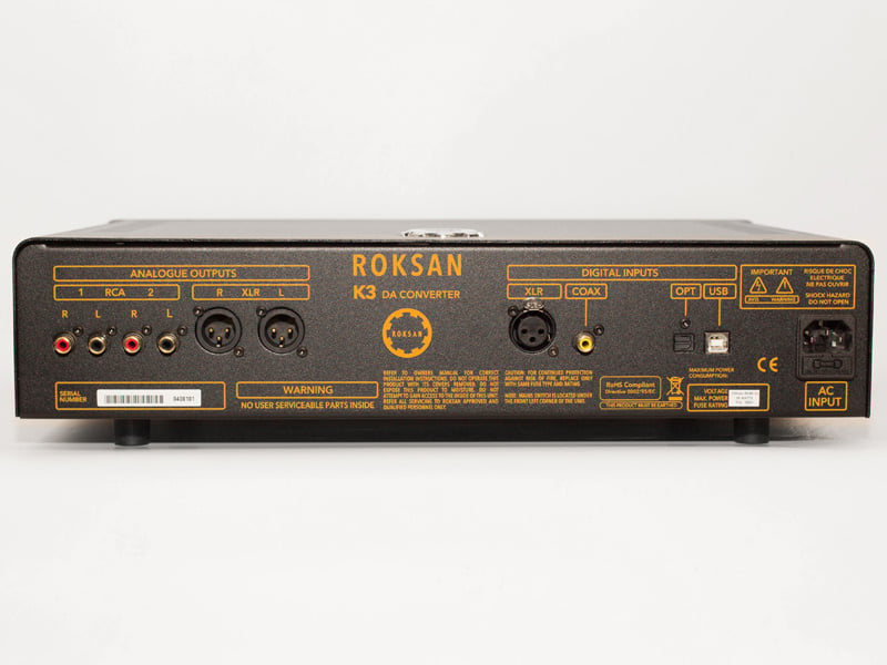 Ảnh minh họa Dac Roksan K3 Dac, Chip Dsd1794A, Optical, Coaxial, Usb 2