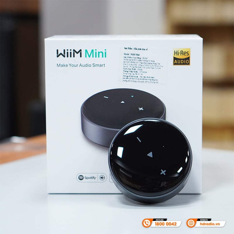 Ảnh minh họa DAC WiiM Mini, Bluetooth 5.0, AirPlay 2, Alexa, Hi-Res 1