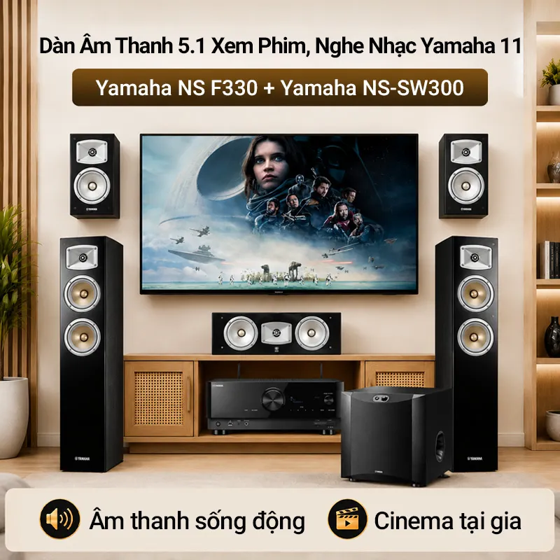 Ảnh minh họa Dàn Âm Thanh 5.1 Xem Phim, Nghe Nhạc Yamaha 11 1