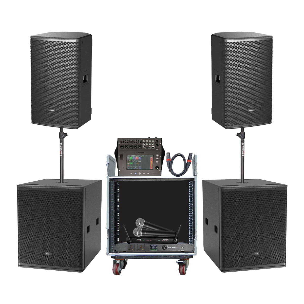 Dàn âm thanh hội trường Audiocenter 01 (50-100m2)