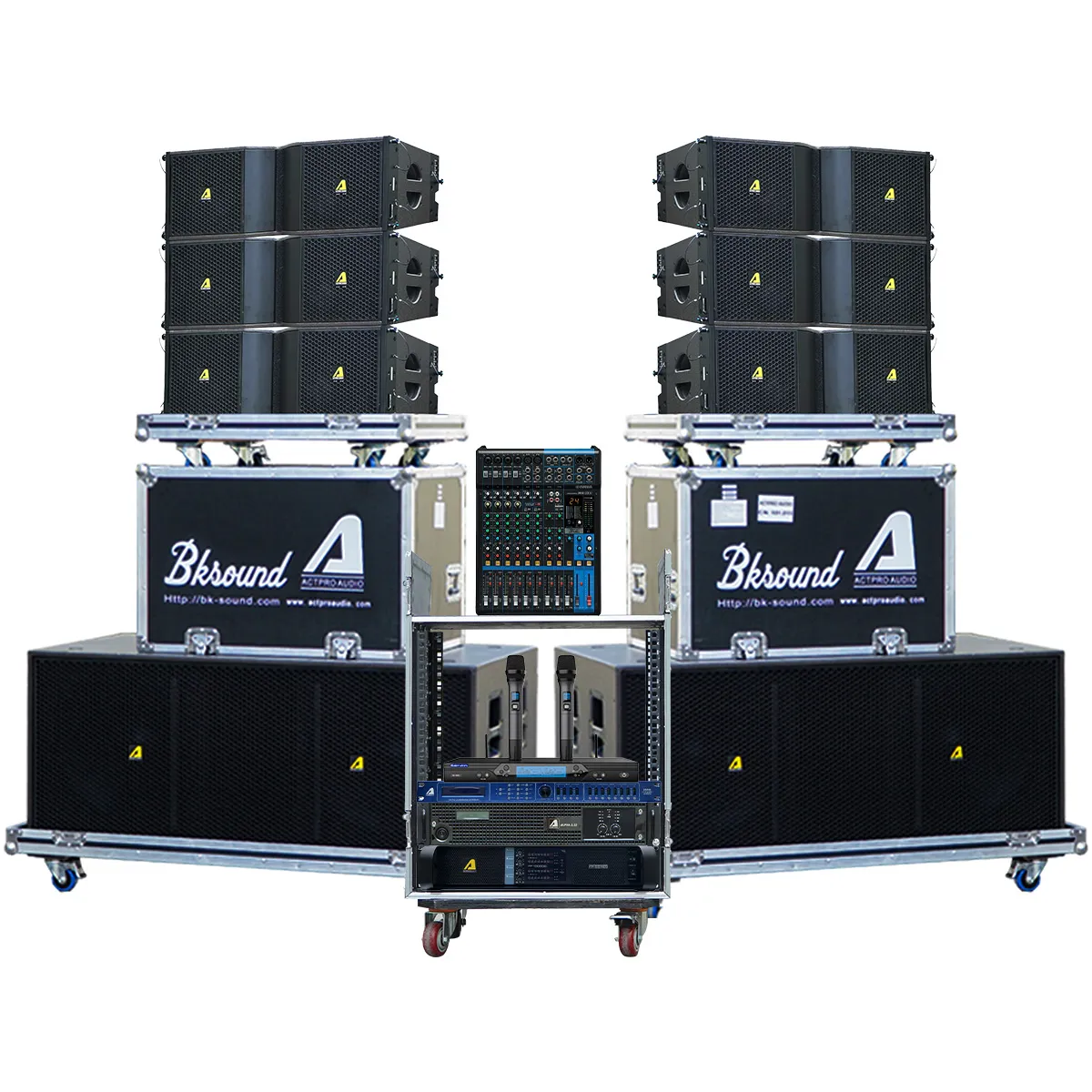 Ảnh minh họa Dàn âm thanh Line Array 2 way Passive Actpro 23 1