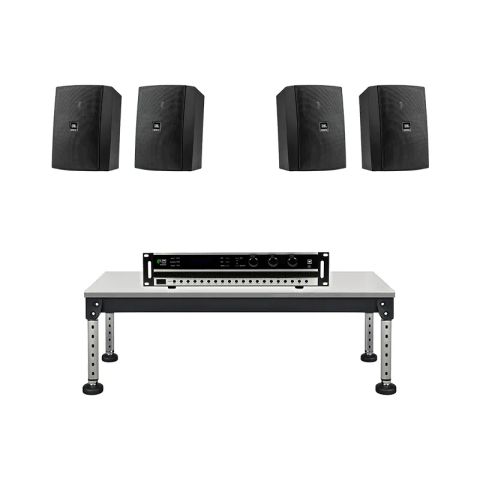 Dàn âm thanh quán Cafe CF16 (JBL Stage XD-5, Kiwi PD8000)
