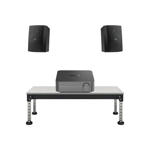 Dàn âm thanh quán Cafe CF23 (JBL Stage XD-5, WiiM Amp Pro)