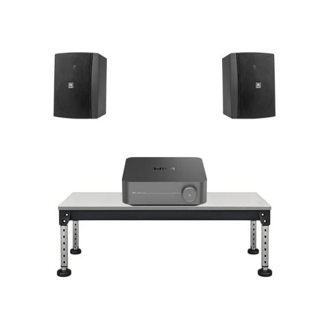 Dàn âm thanh quán Cafe CF24 (JBL Stage XD-6, WiiM Amp Pro)
