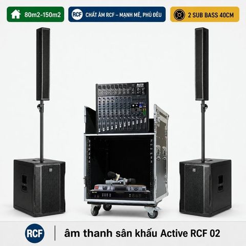 Dàn âm thanh sân khấu Active RCF 02