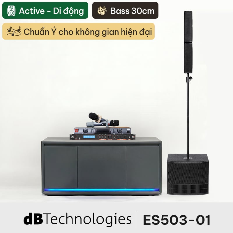 Dàn karaoke gia đình dBTechnologies ES503-01 (ES 503, JBL VX9, BBS S290D)