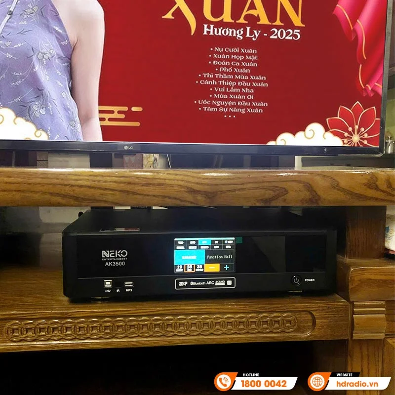Ảnh minh họa Dàn karaoke gia đình GD36 (Neko NX10, Neko AK3500, sub Paramax D30) 2