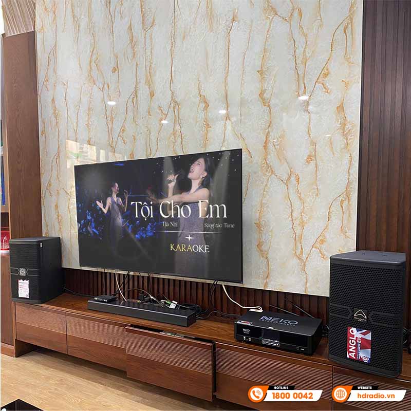 Ảnh minh họa Dàn karaoke gia đình HK98 (Wharfedale Anglo E10, Neko AK3500) 3