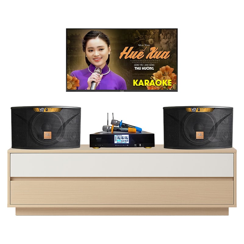 Dàn karaoke gia đình KGD36 (JBL Ki112 Gold Edition, Neko AK3900 Pro)