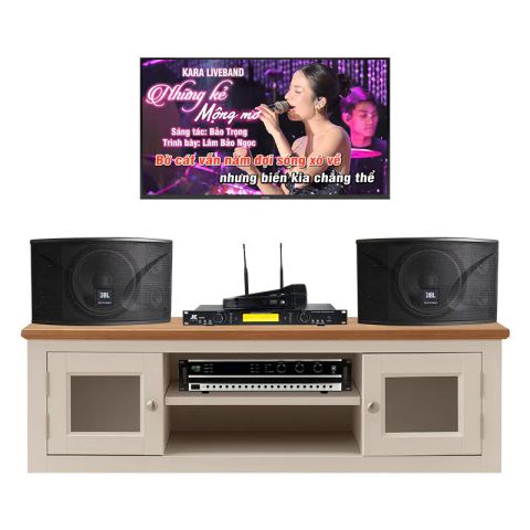 Dàn karaoke gia đình KGD53 (JBL Ki110, Kiwi PD8000, JKAudio K310)