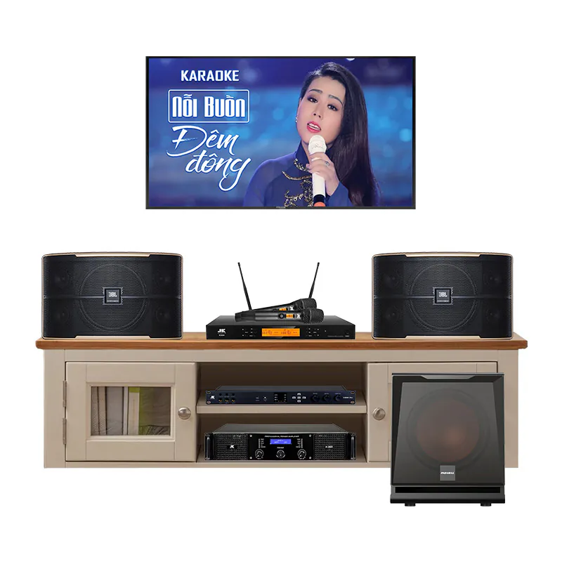 Dàn Karaoke JBL KH31 (Pasion 10, H2600, X6000 plus, K500, Sub Paramax D30)