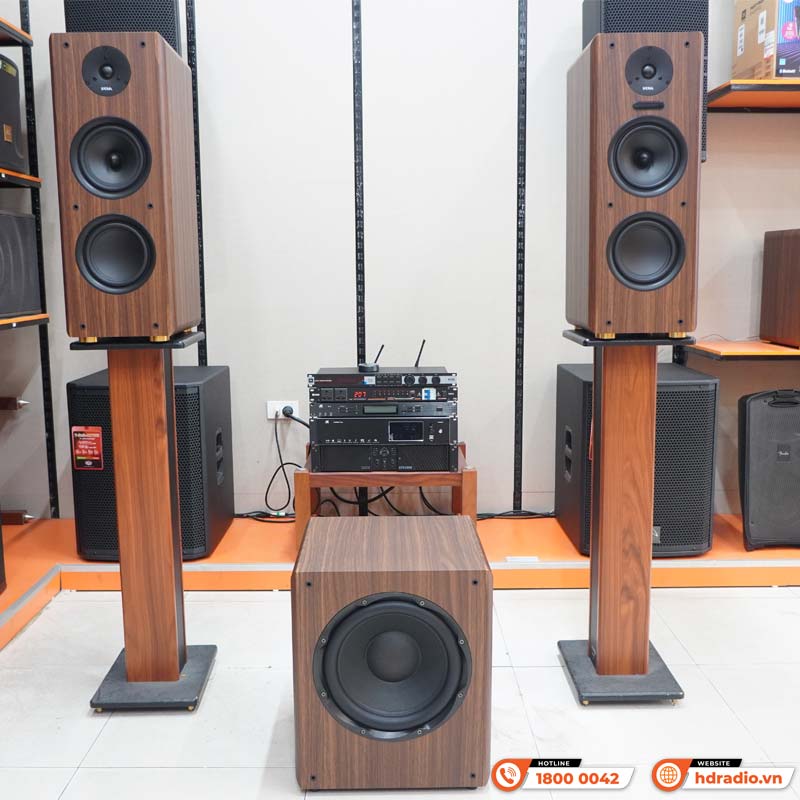 Ảnh minh họa Dàn karaoke mini GD13 (Kadma BS56, Sub Su30, Chân loa KST70) 1