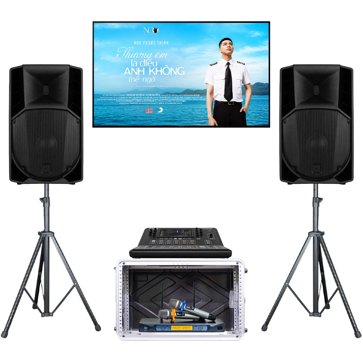Ảnh minh họa Dàn karaoke RCF Active 05 (RCF ART 715-A MK5, Alto TMD16, BCE VIP3000) 2