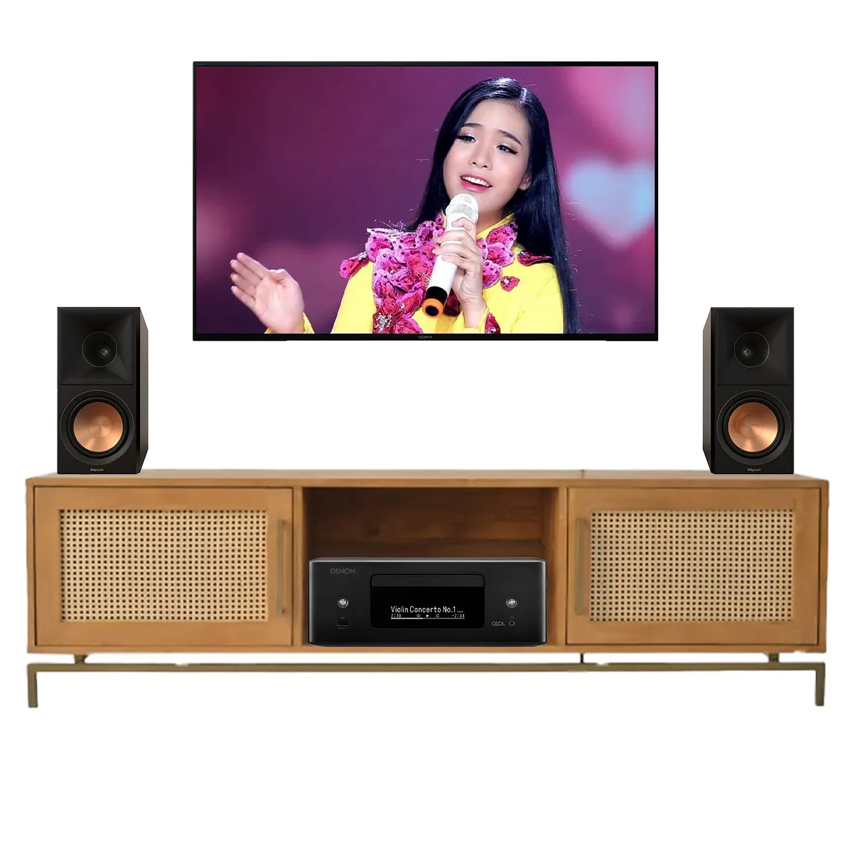 Ảnh minh họa Dàn nghe nhạc mini cao cấp NN67 (Klipsch RP-600M + Denon CEOL N-12) 1