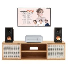  Dàn nghe nhạc mini GT50 (WiiM Amp, Klipsch RP-500M II) 