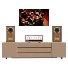  Dàn nghe nhạc mini GT55 (Tannoy AutoGraph Mini OW, Leak Stereo 230) 