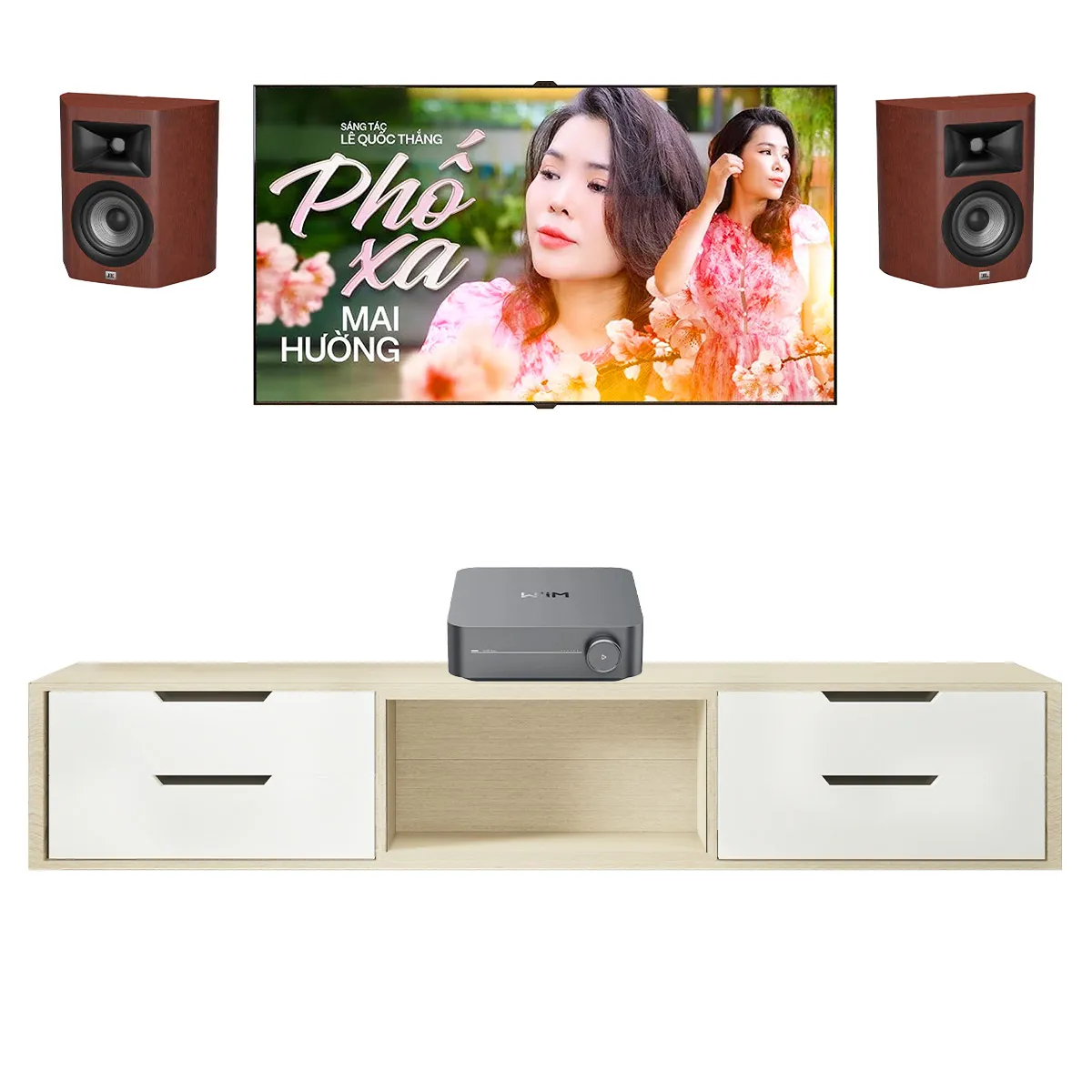 Ảnh minh họa Dàn nghe nhạc mini NN88 (JBL Studio 610, WiiM Amp) 1
