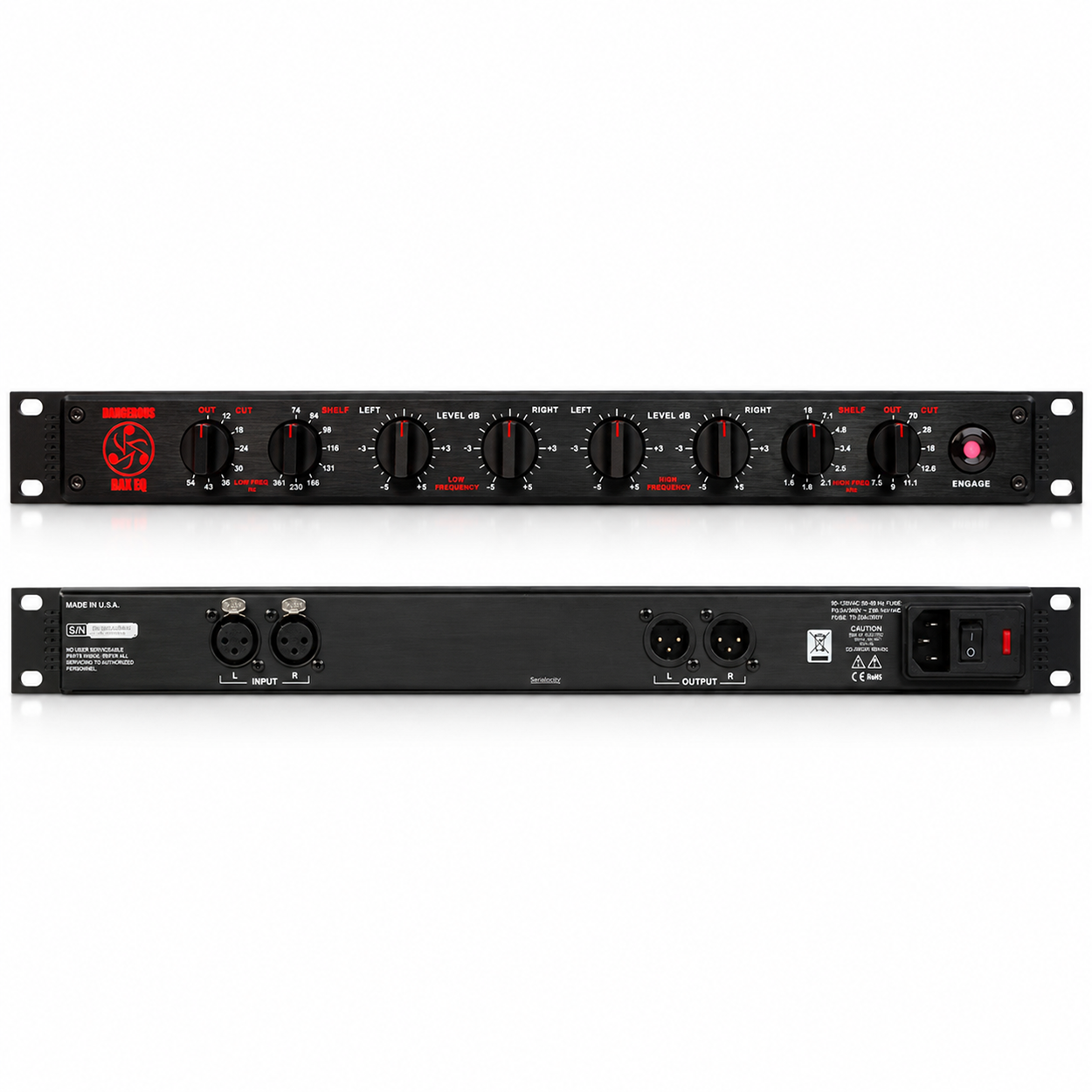 Ảnh minh họa Dangerous Music BAX EQ Mastering and Mix Bus EQ 1