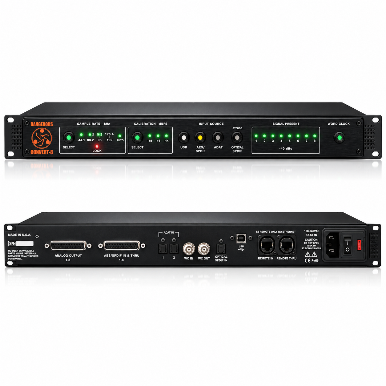 Dangerous Music CONVERT-8 8-channel D-A Converter