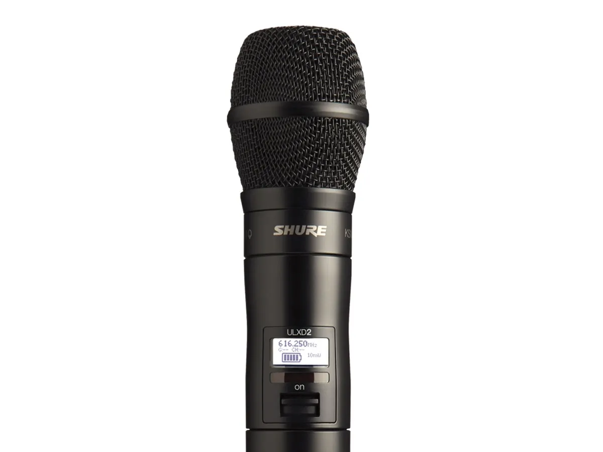 Ảnh minh họa Đánh giá thiết kế bộ phát cầm tay với đầu Micro Shure ULXD2/KSM9HS 3