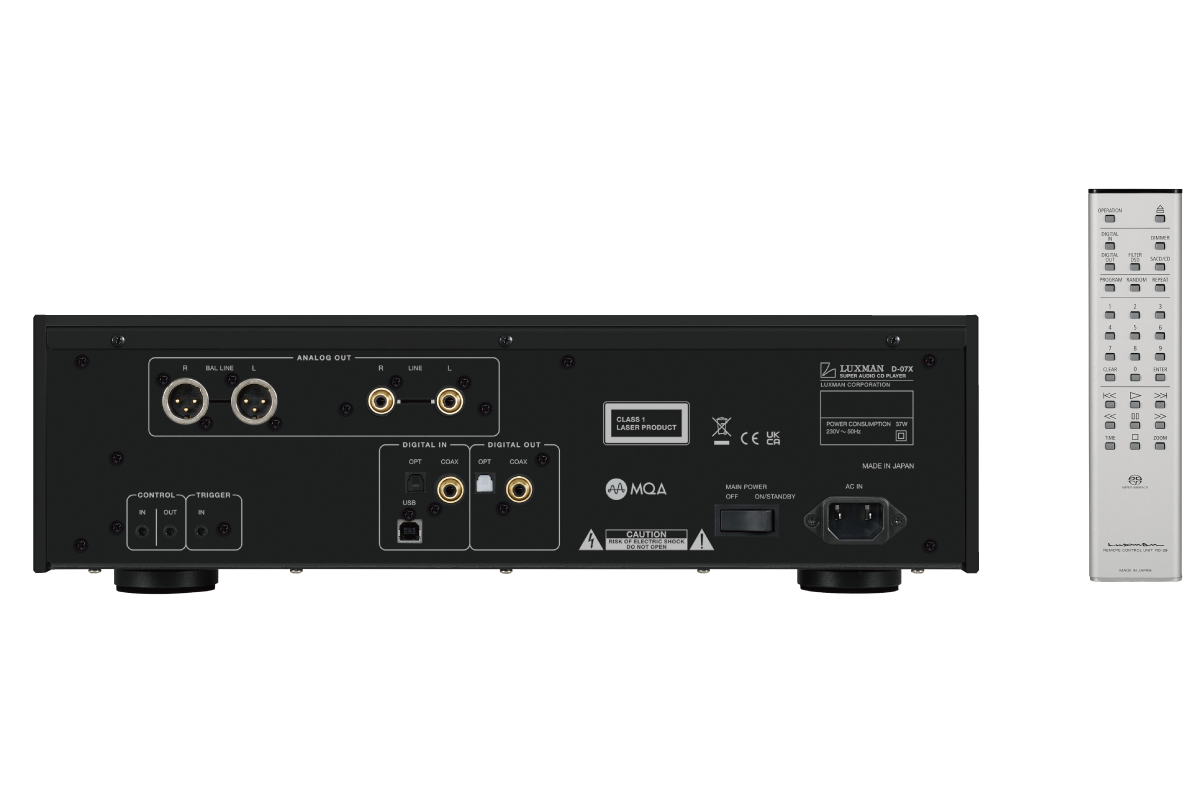 Ảnh minh họa Đầu CD LUXMAN D-07X Black Edition Centennial - Chính Hãng PGI 1