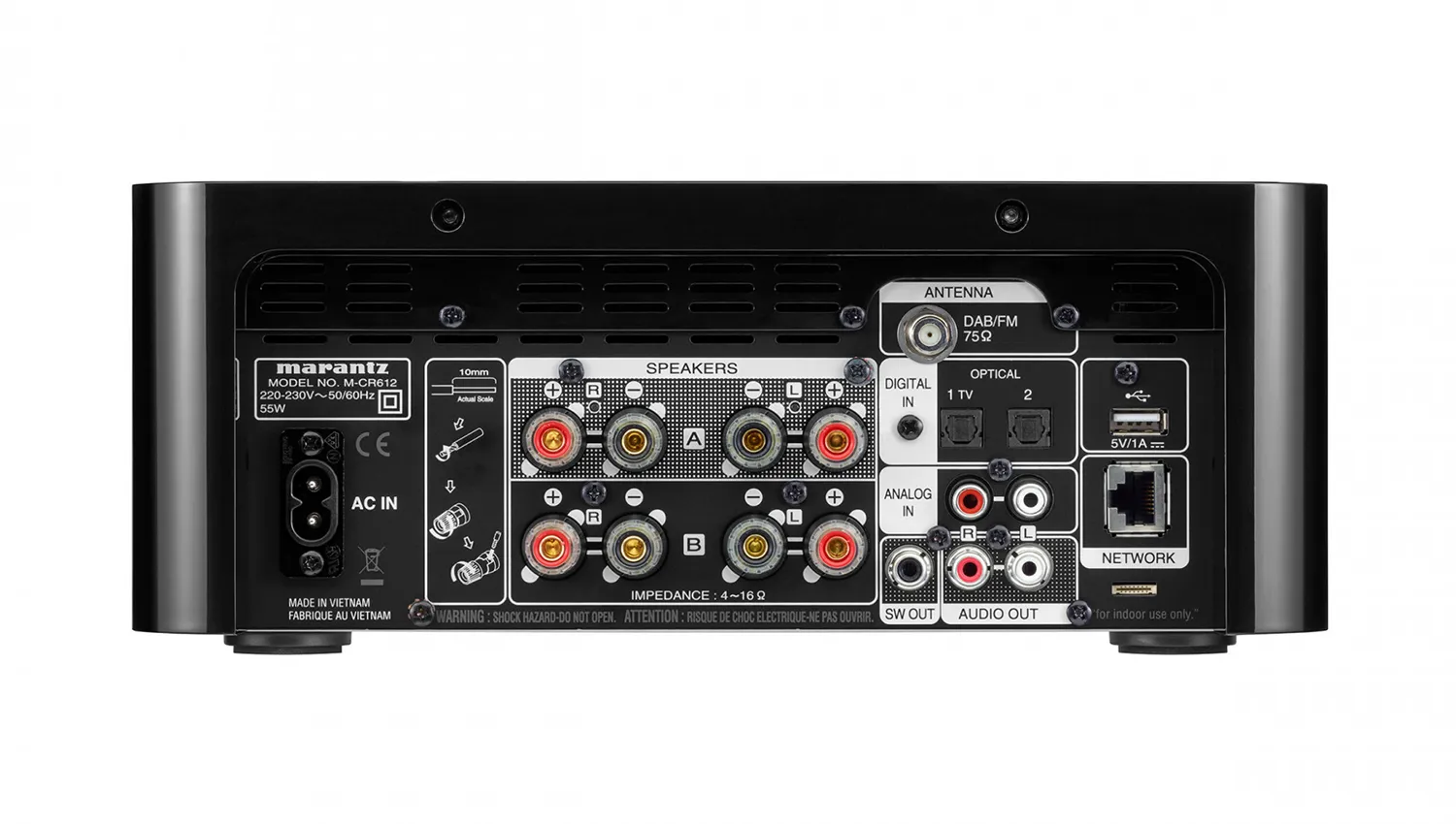 Ảnh minh họa Đầu CD + Network Audio Player + Amply Marantz M-CR612 2