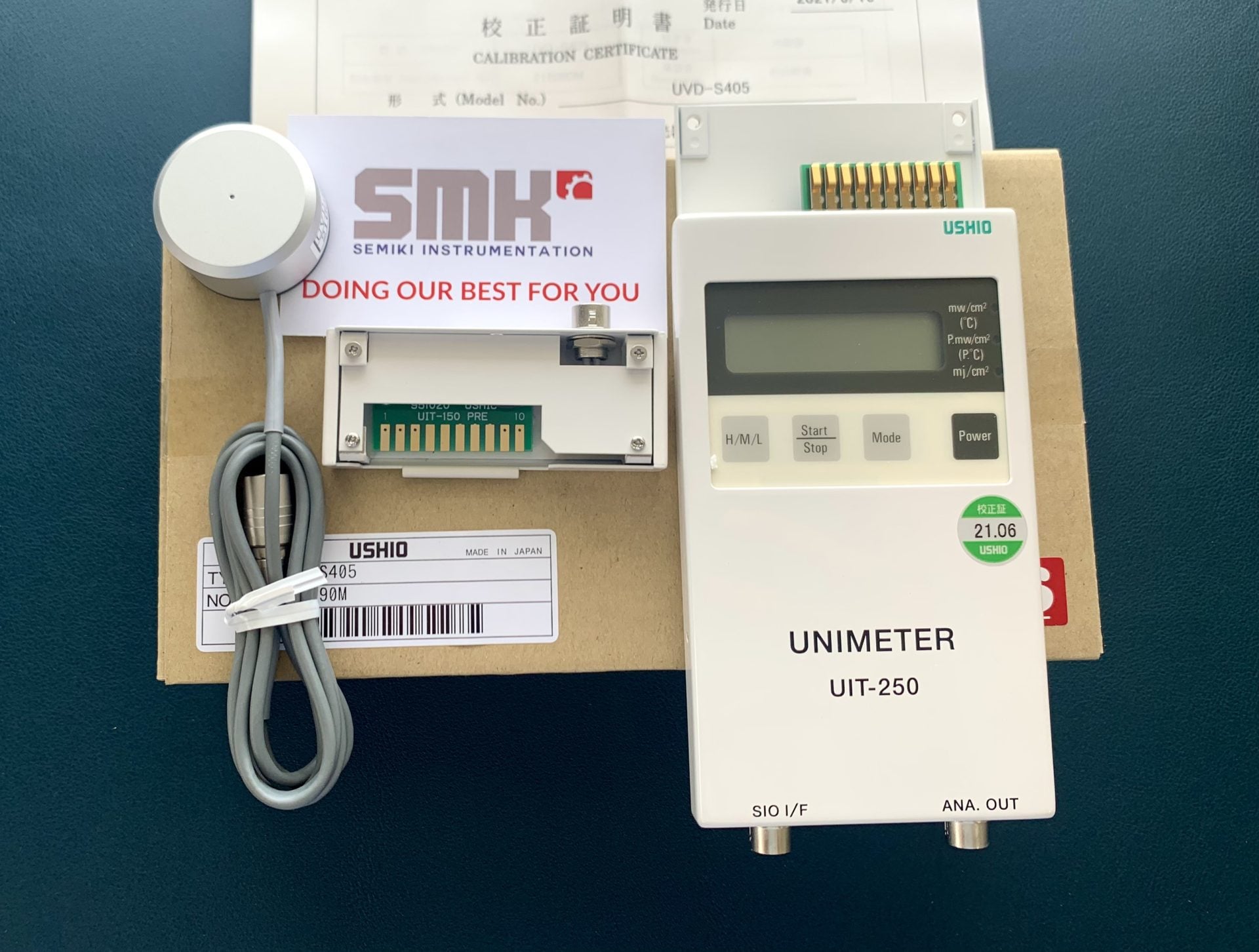 ĐẦU ĐO TIA UV USHIO UVD-S, UVD-C Series