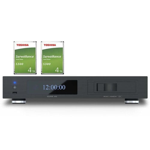 Ảnh minh họa Combo Đầu Dune HD Max Vision 4K + 2 Ổ Toshiba 4TB S300 - Kết nối 2 ổ gắn trong 1