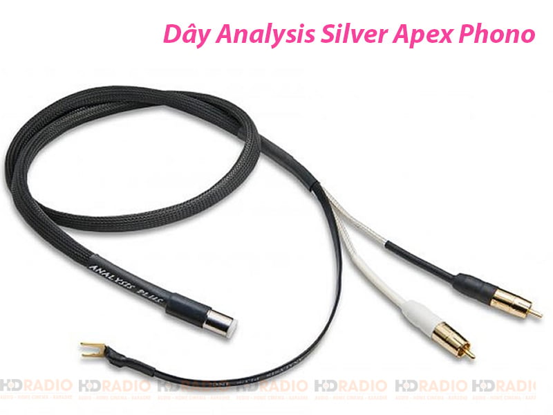Ảnh minh họa Dây Analysis Silver Apex Phono, 1.5 mét 1