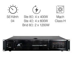  Đẩy công suất JKaudio D4400, 400W x 4 Kênh, Class H 