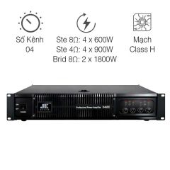  Đẩy công suất JKaudio D4600, 600W x 4 kênh, Class H 