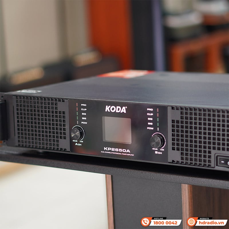 Ảnh minh họa Đẩy Công Suất Koda KP2650A, 2 kênh, Công suất 650W 3
