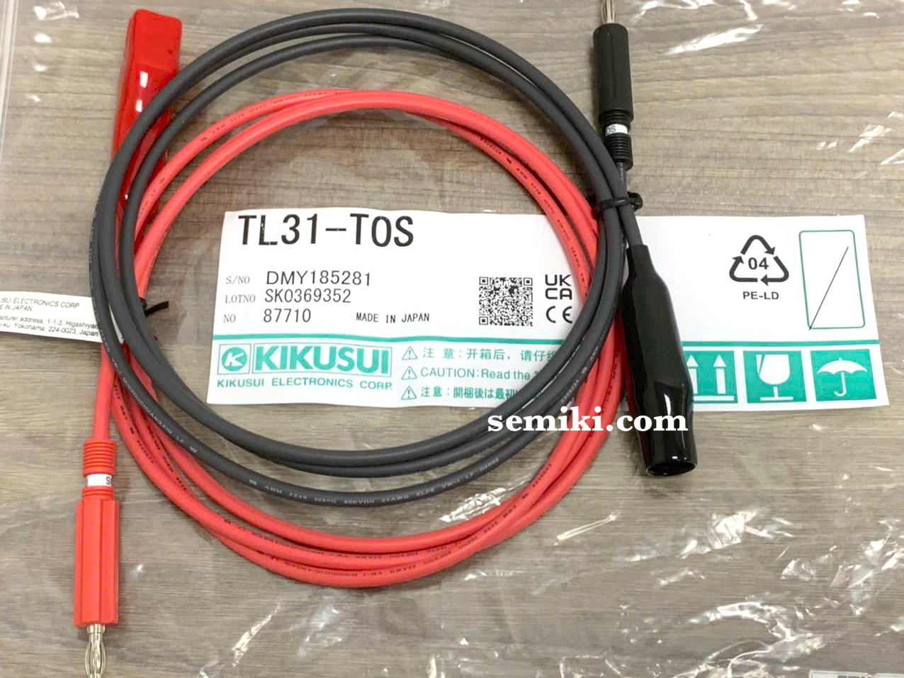 Ảnh minh họa DÂY ĐO ĐIỆN CHO MÁY KIỂM TRA KIKUSUI TL-TOS 1