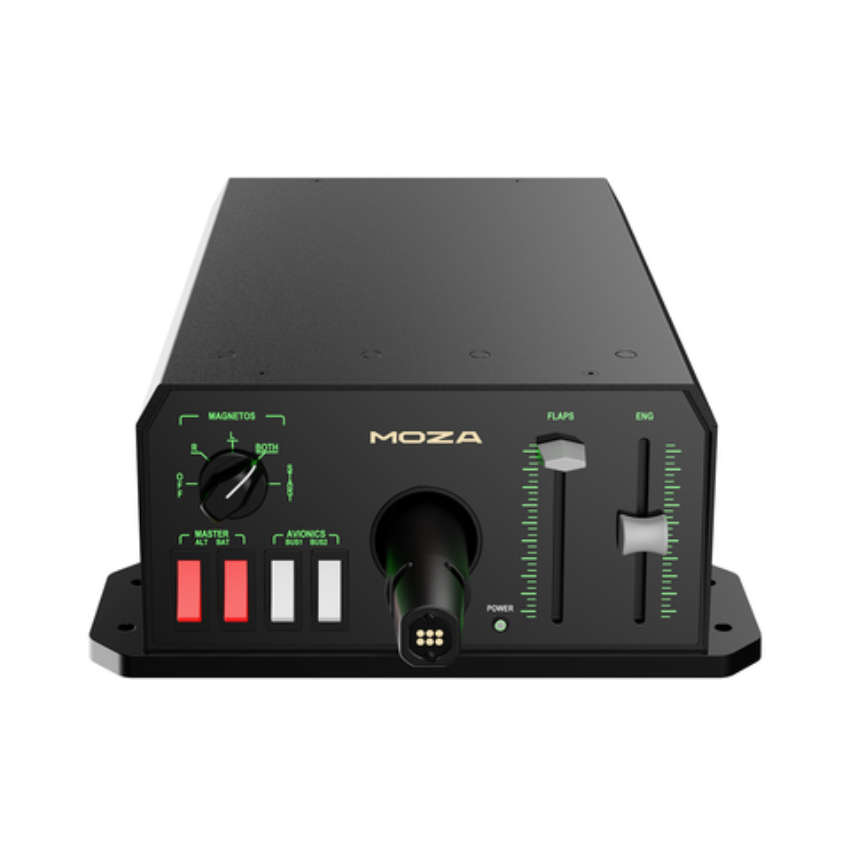 Ảnh minh họa Đế cần lái phản hồi lực MOZA AY90 Force Feedback Yoke Base 1