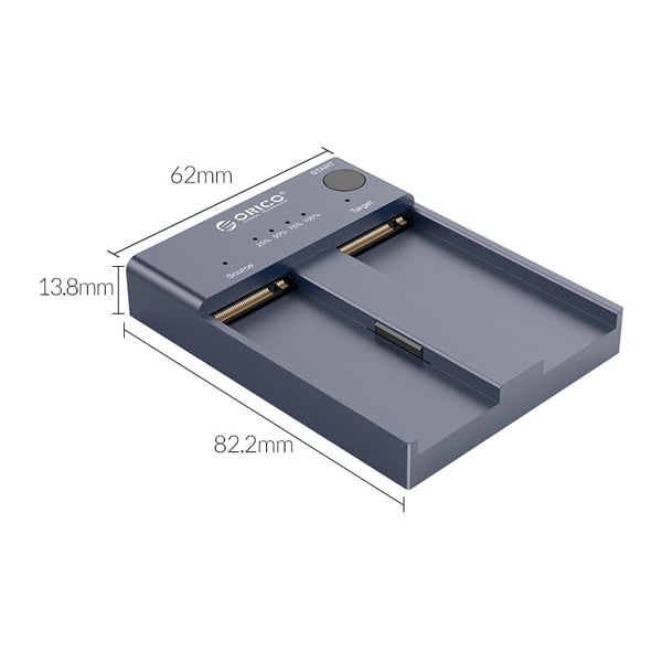Ảnh minh họa Đế ổ cứng SSD ORICO M2P2-C3-C-GY 3