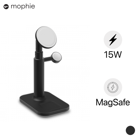 Đế sạc Magsafe Mophie 3 in 1 chân đế mở rộng 15W
