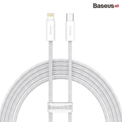 Cáp Baseus Dynamic PD 20W | Sạc Nhanh iPhone & Vỏ Dệt Đa Sắc Siêu Bền