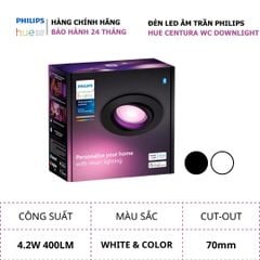  Đèn âm trần Philips Hue Centura Recessed Spotlight WACA 