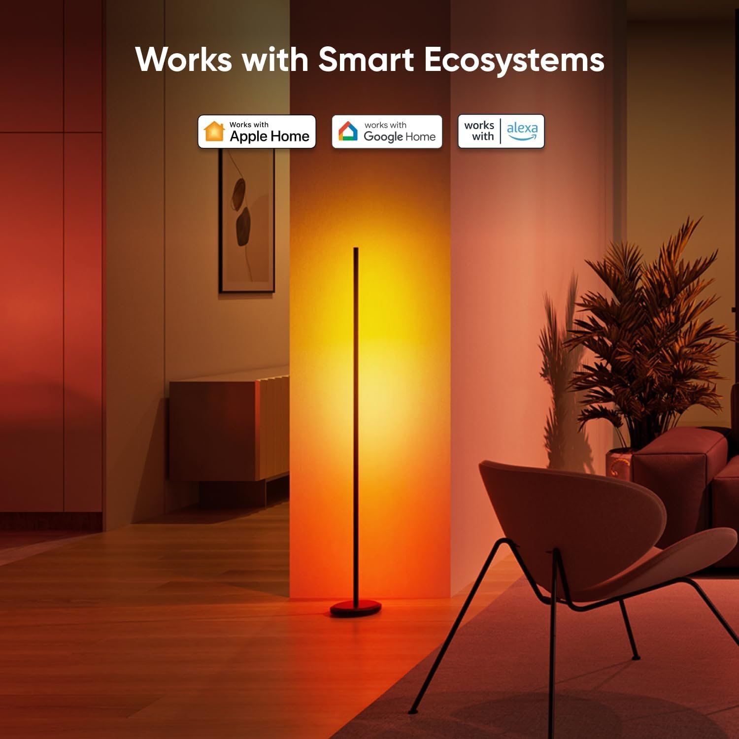 Ảnh minh họa Đèn cây thông minh Nanoleaf Smart Multicolor Floor Lamp 2