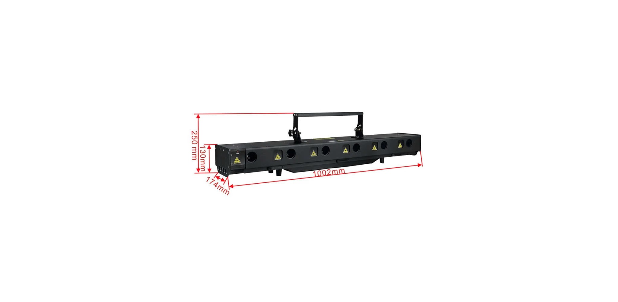 Ảnh minh họa Đèn laser 12W RGB animation laser bar HBK LASER Y10-W12000 1