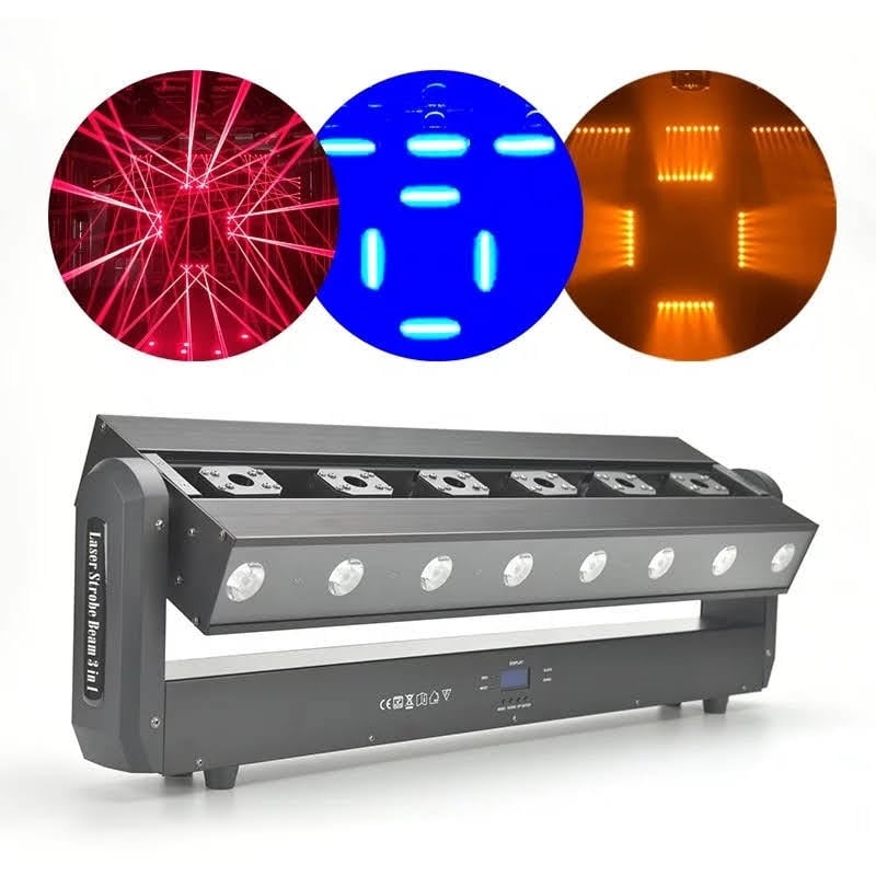 Ảnh minh họa Đèn Laser Moving 3 Mặt NE 655 2