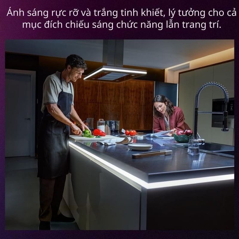 Ảnh minh họa Đèn LED dây Philips Hue OmniGlow Lightstrip 1