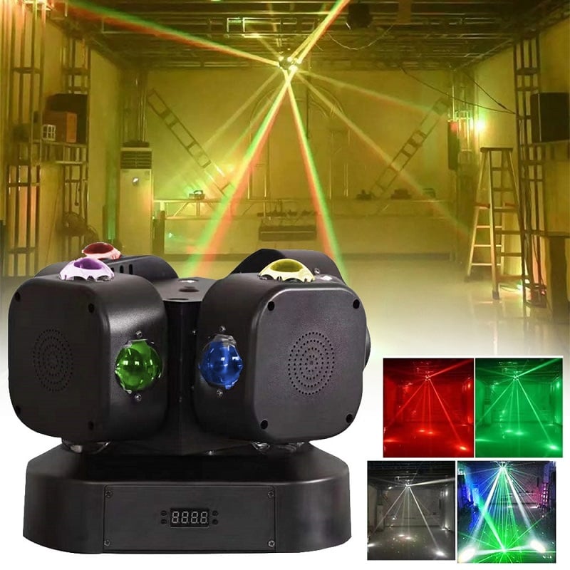 Ảnh minh họa Đèn Moving Xoay 12 mắt 4 Đầu NE 120 1