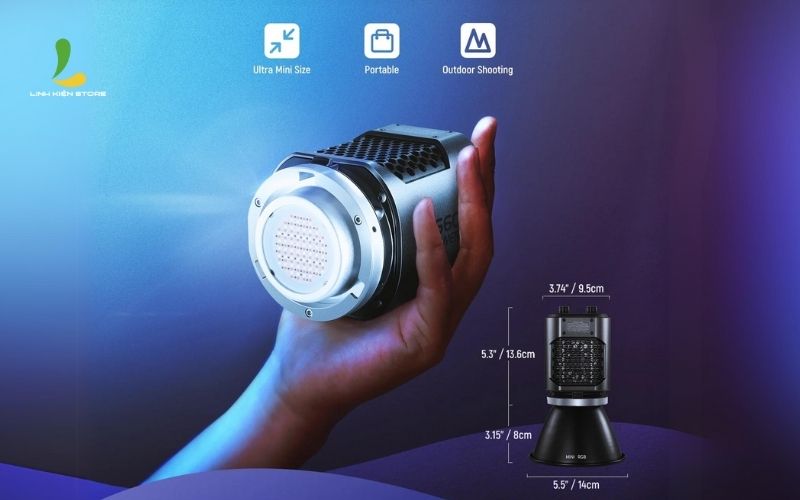 Ảnh minh họa Đèn Studio NEEWER MS60C RGB 2