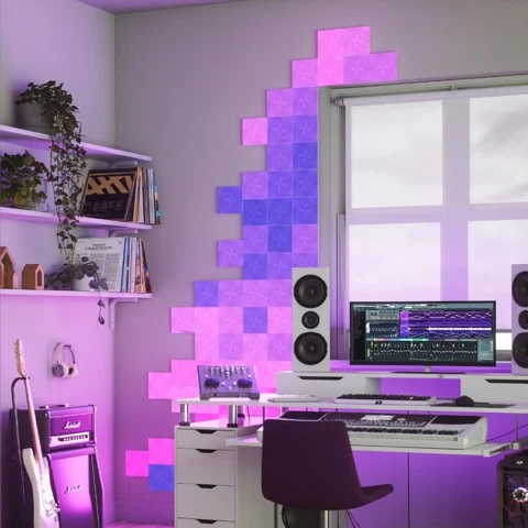 Ảnh minh họa Đèn thông minh Nanoleaf Canvas Vuông 9 miếng 2