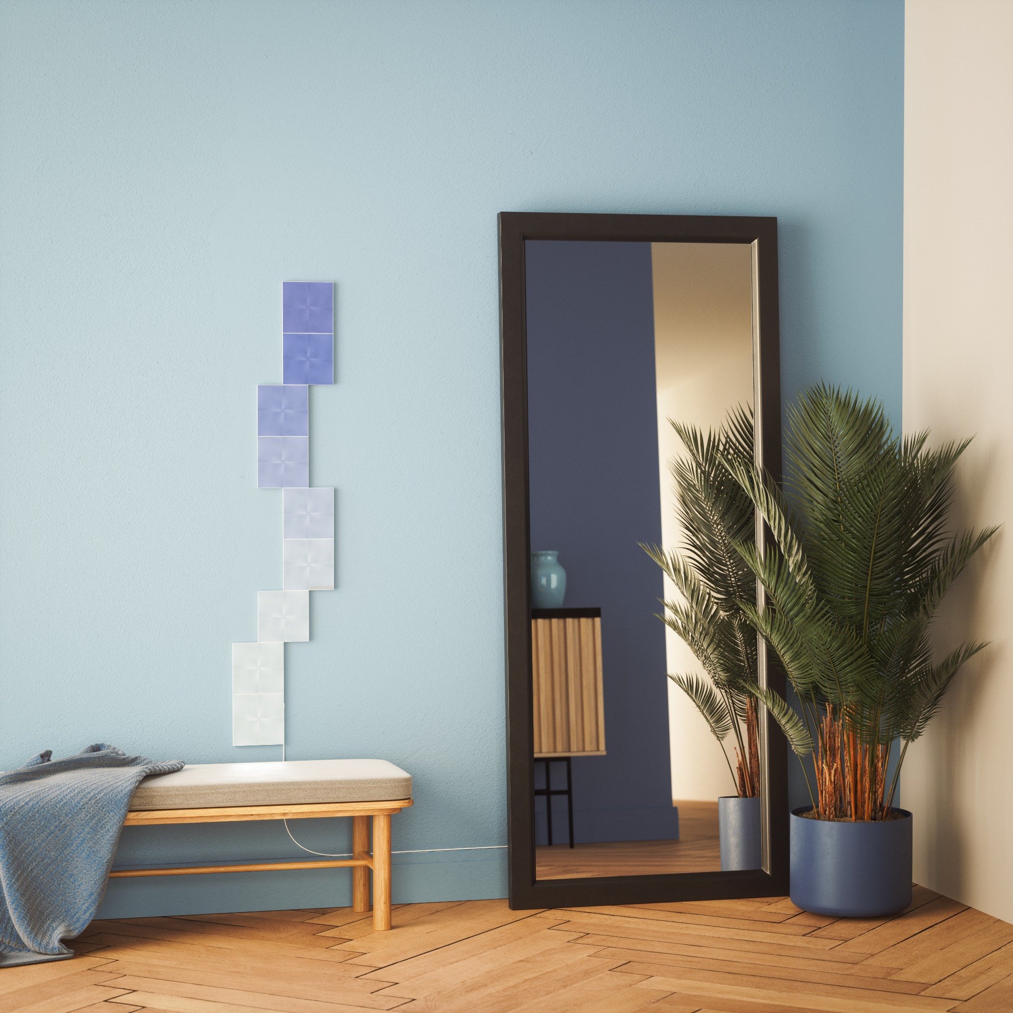 Ảnh minh họa Đèn thông minh Nanoleaf Canvas Vuông 9 miếng 3